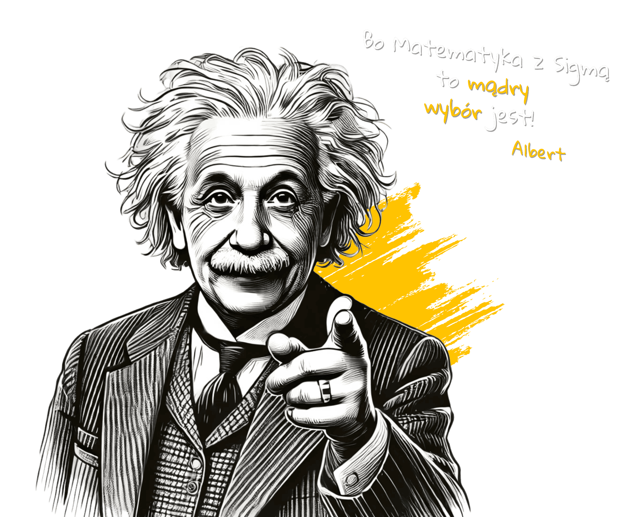 Matematyka z Sigmą to mądry wybór jest! - Albert Einstein
